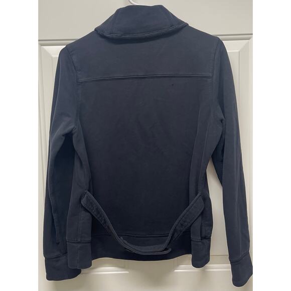 L.L. Bean Women's Button-down cardigan blazer coat black size small - Picture 5 of 7